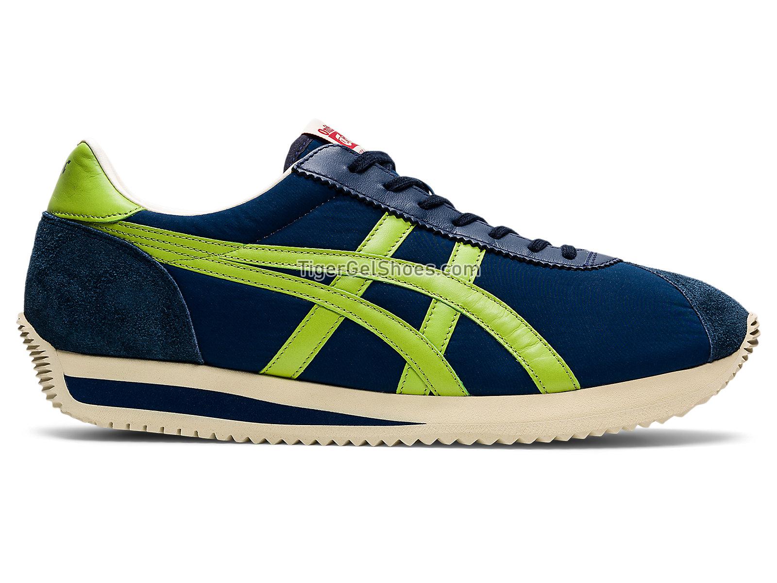Onitsuka Tiger Moal 77 Peacoat/neon Lime 1183a916-400 Mens Womens Shoes