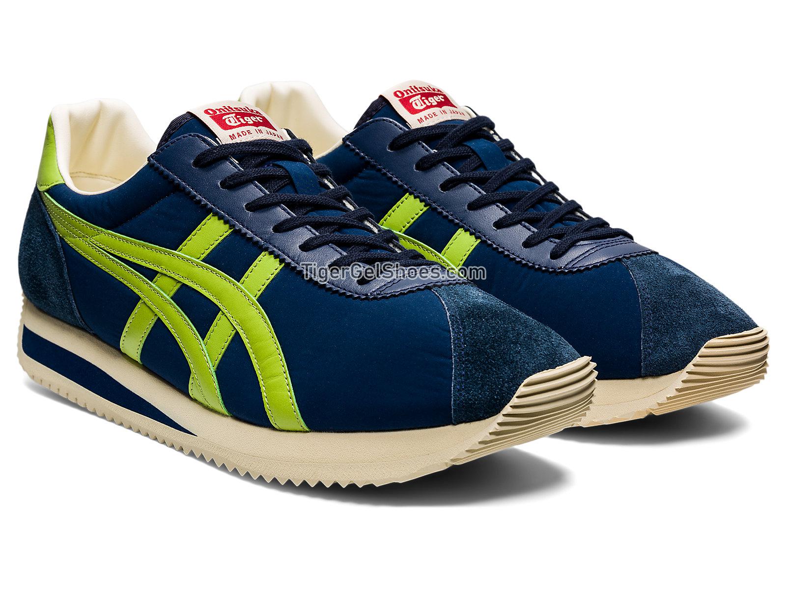 Onitsuka Tiger Moal 77 Peacoat/neon Lime 1183a916-400 Mens Womens Shoes