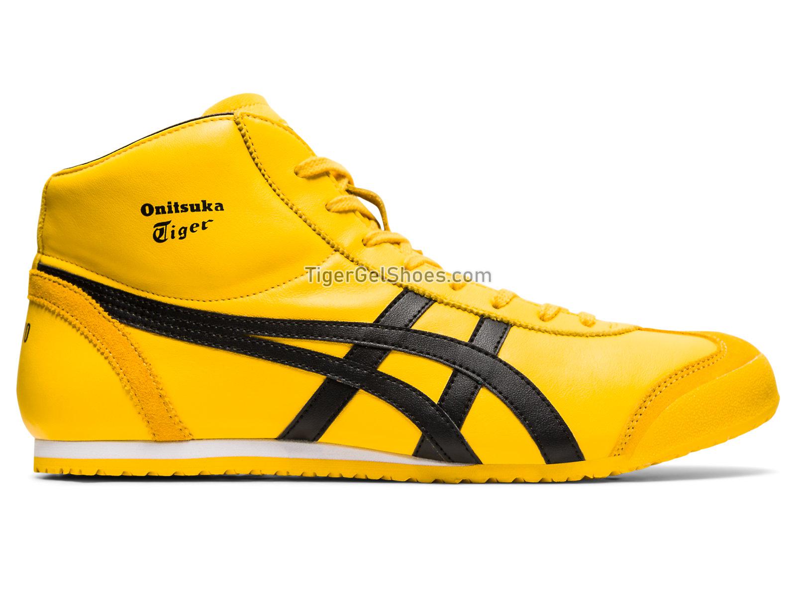 Onitsuka Tiger Mexico Mid Runner Tai Chi Yellow/black 1183b577-750 Mens Womens Shoes