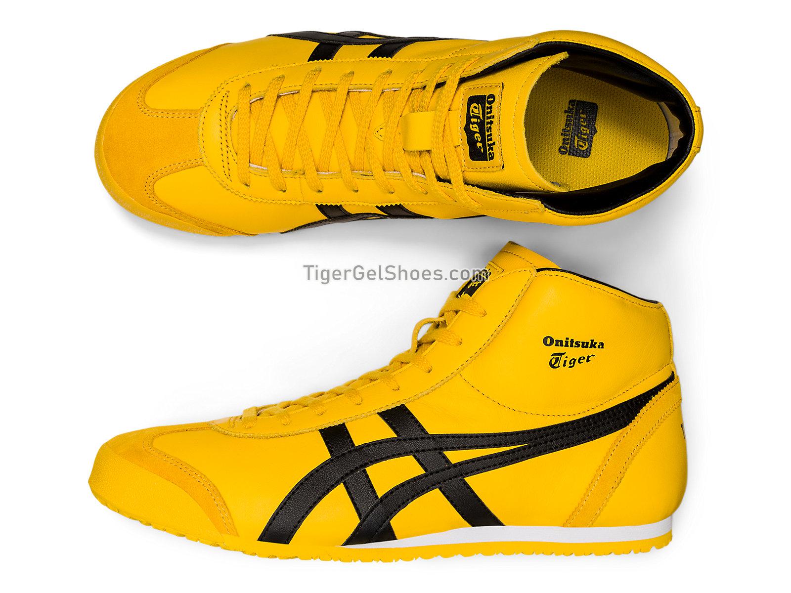 Onitsuka Tiger Mexico Mid Runner Tai Chi Yellow/black 1183b577-750 Mens Womens Shoes