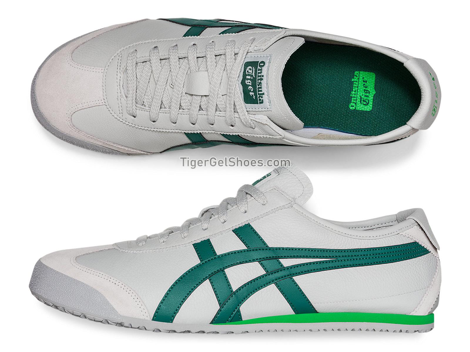 Onitsuka Tiger Mexico 66 Glacier Grey/edible Moss 1183a201-021 Mens Womens Shoes