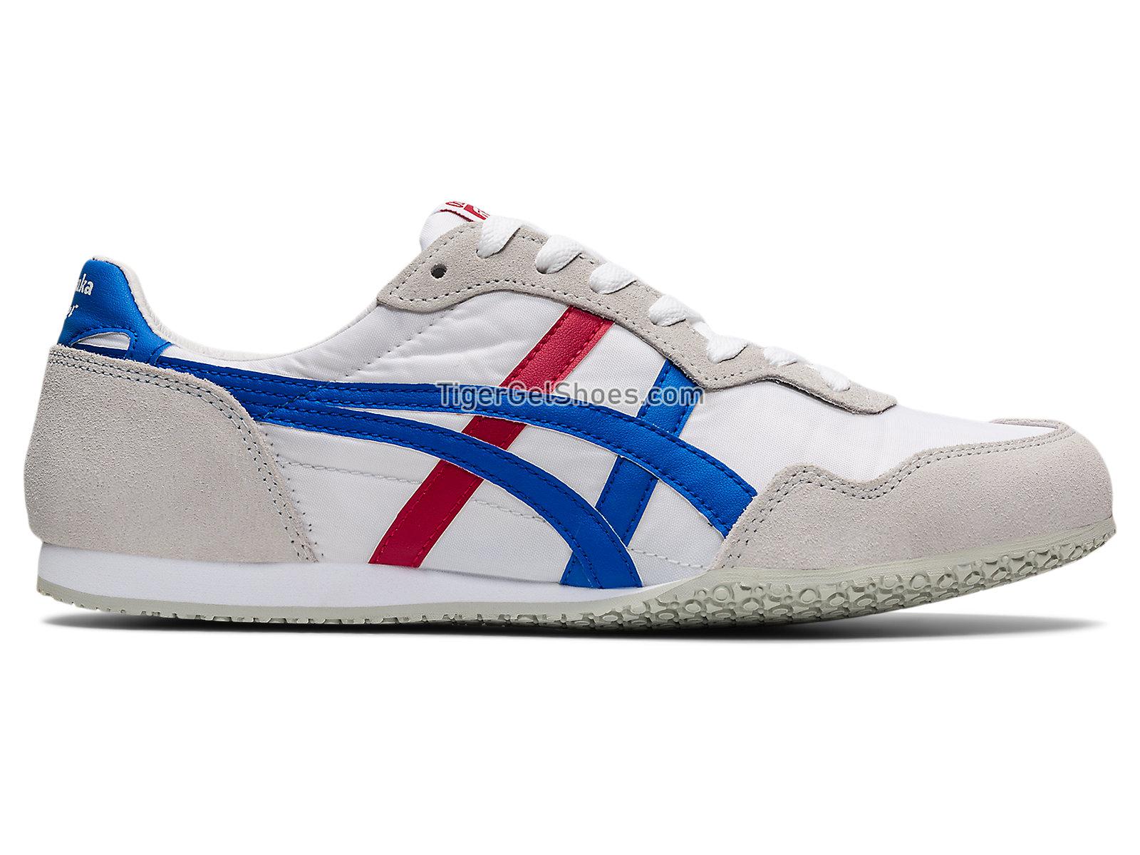 Onitsuka Tiger Serrano White/directoire Blue 1183b400-100 Mens Womens Shoes