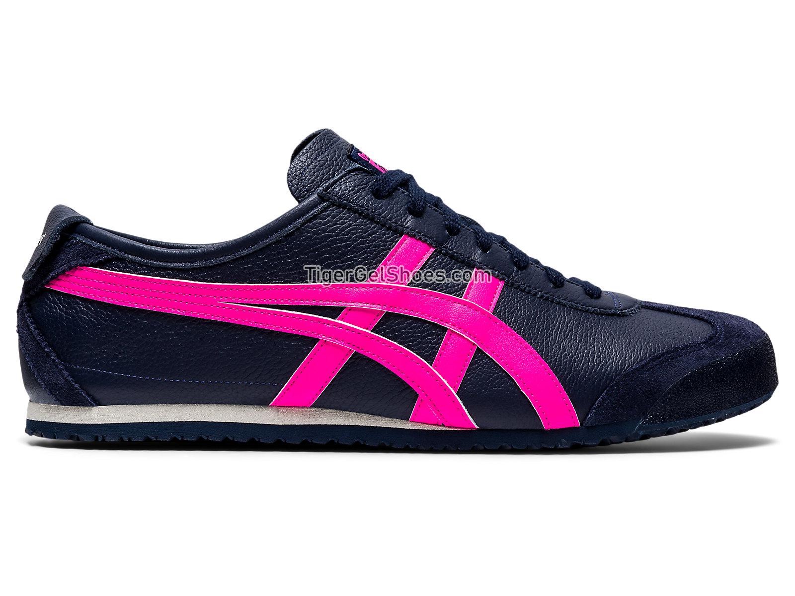 Onitsuka Tiger Mexico 66 Midnight/pink Glo 1183a201-403 Mens Womens Shoes
