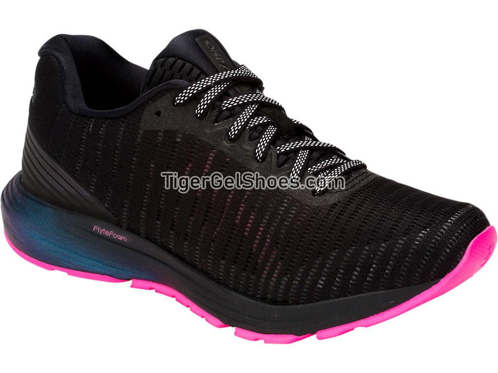 Asics DynaFlyte 3 Lite-Show Black/Hot Pink 1012A128-001 Womens Running Shoes