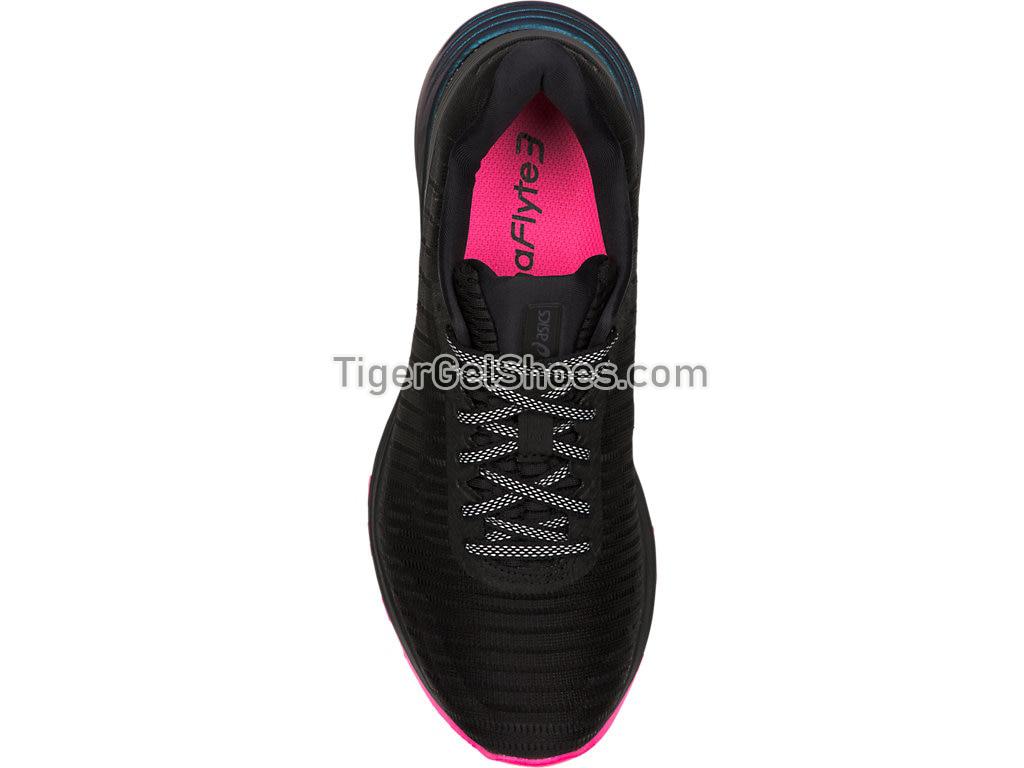 Asics DynaFlyte 3 Lite-Show Black/Hot Pink 1012A128-001 Womens Running Shoes