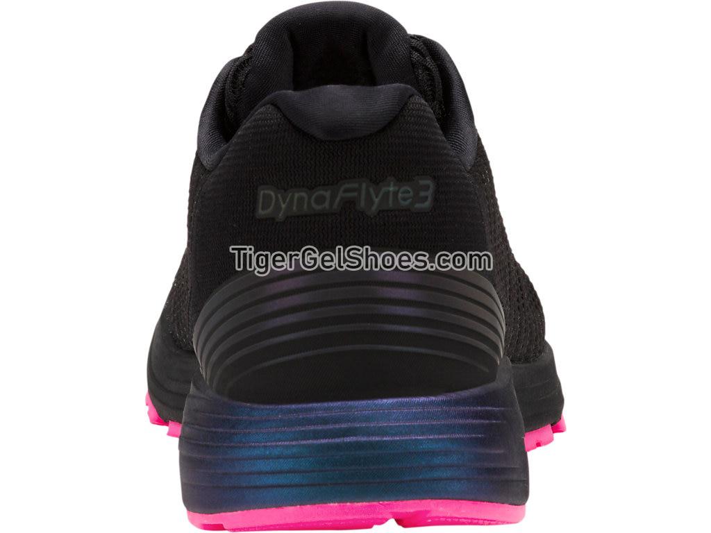 Asics DynaFlyte 3 Lite-Show Black/Hot Pink 1012A128-001 Womens Running Shoes