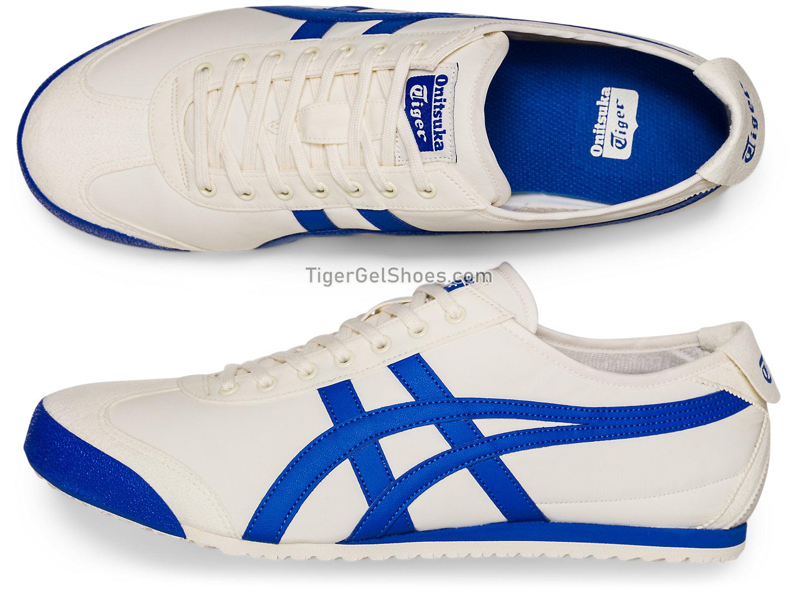 Onitsuka Tiger Mexico 66 Cream/turkish Sea 1183b497-100 Mens Womens Shoes