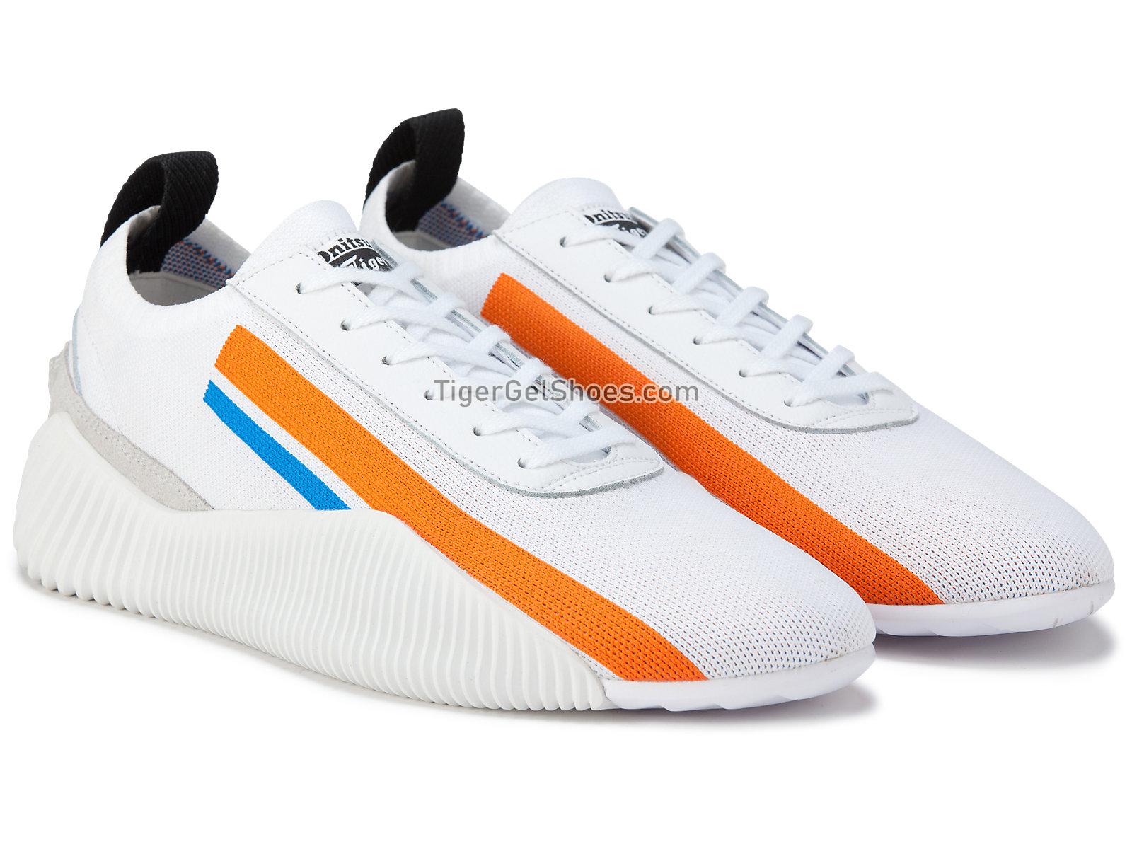 Onitsuka Tiger Acromount Knit White/habanero 1183b469-100 Mens Womens Shoes