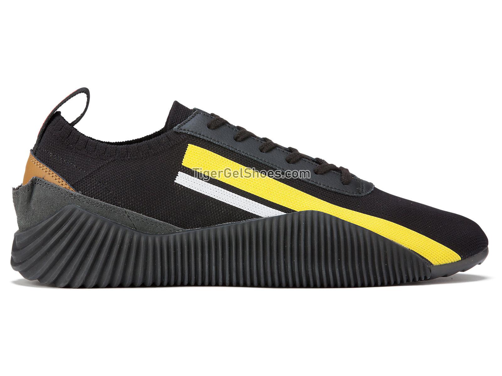 Onitsuka Tiger Acromount Knit Black/vibrant Yellow 1183b469-001 Mens Womens Shoes