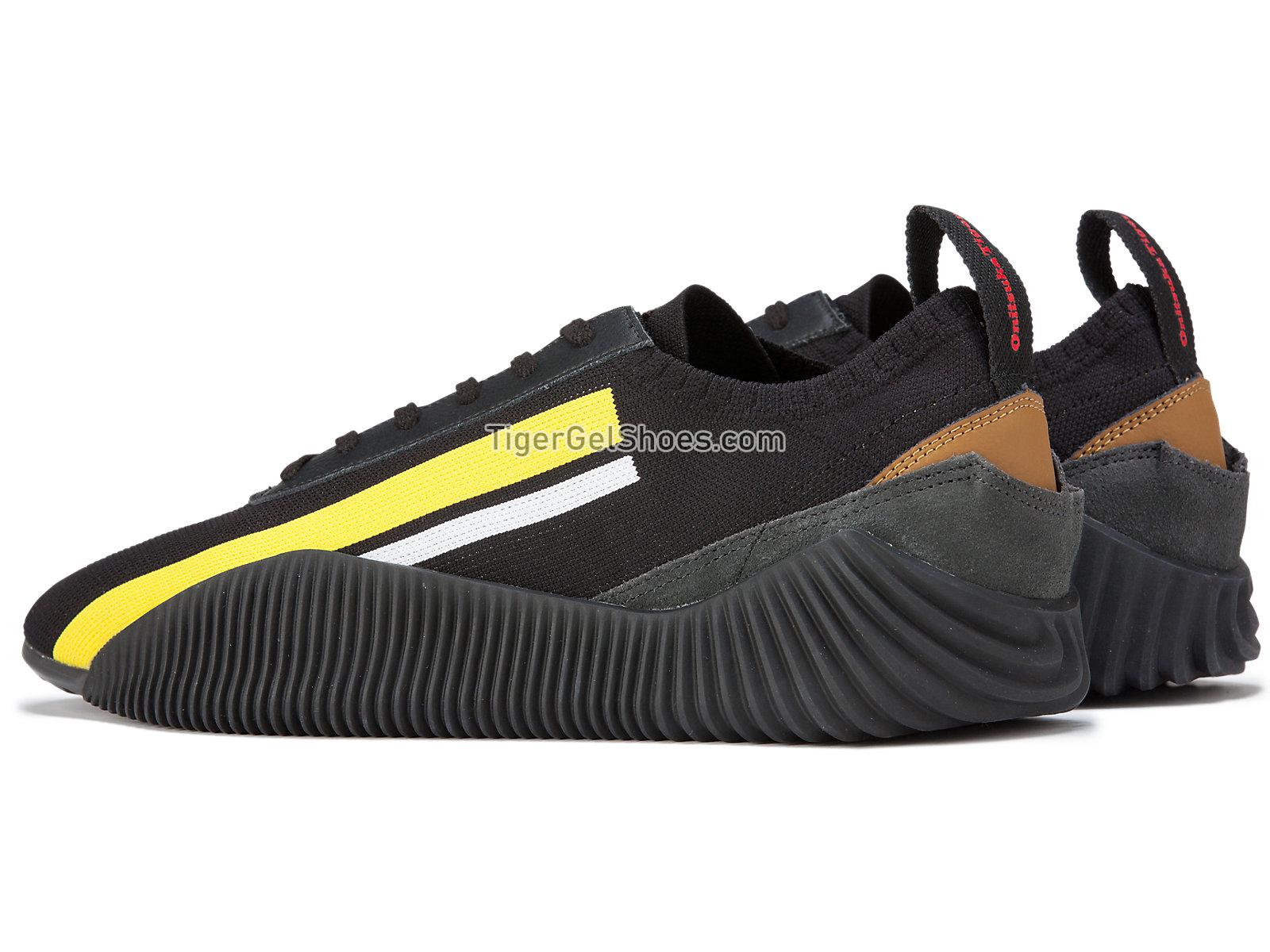Onitsuka Tiger Acromount Knit Black/vibrant Yellow 1183b469-001 Mens Womens Shoes