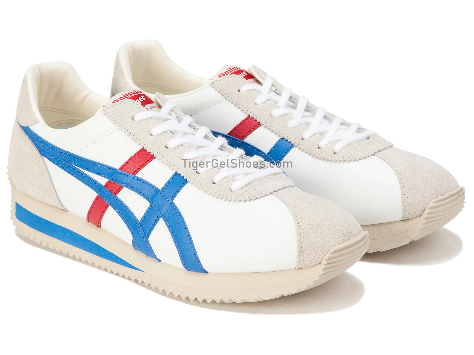 Onitsuka Tiger Moal 77 White/directoire Blue 1183b360-100 Mens Womens Shoes