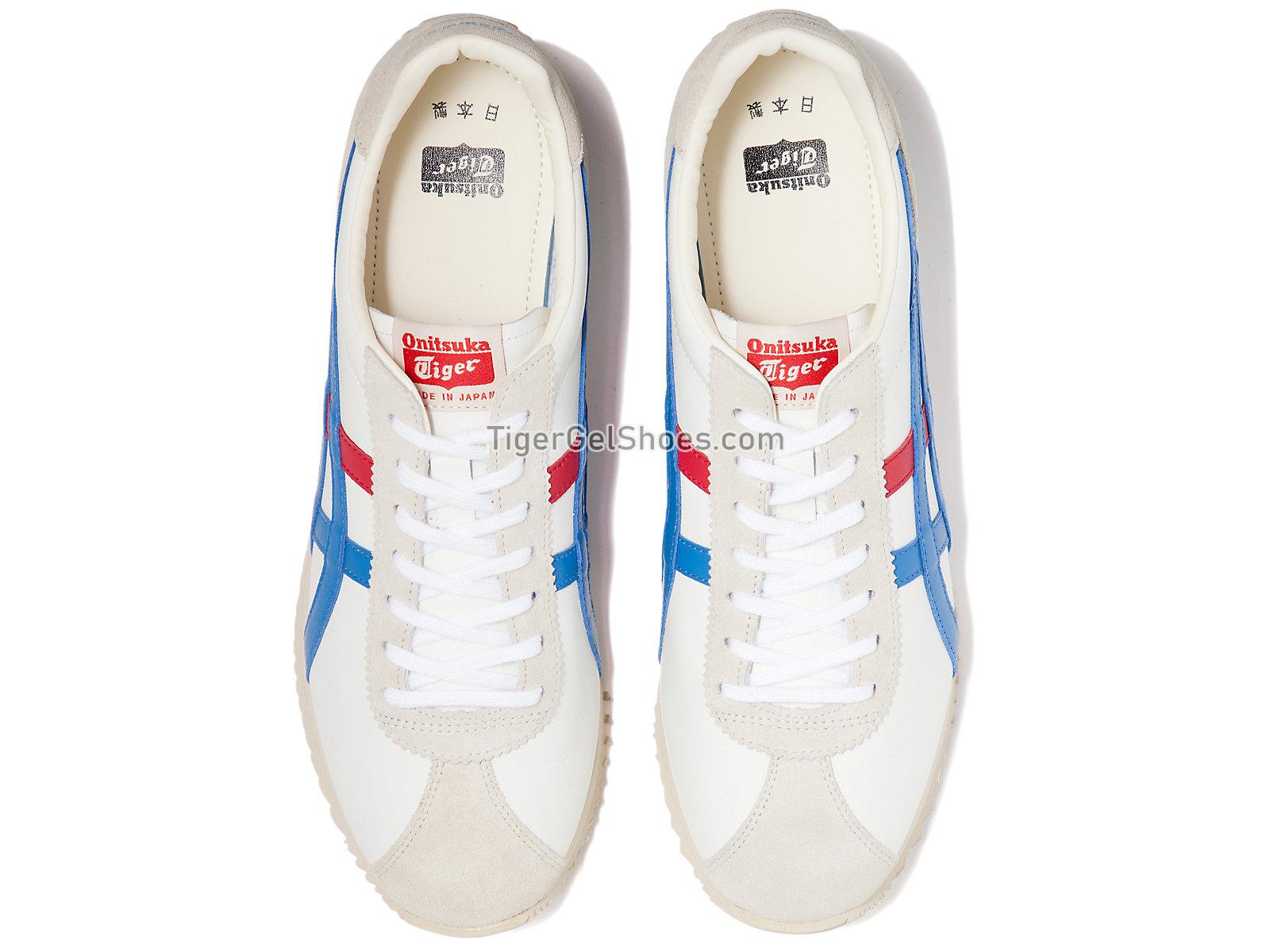 Onitsuka Tiger Moal 77 White/directoire Blue 1183b360-100 Mens Womens Shoes