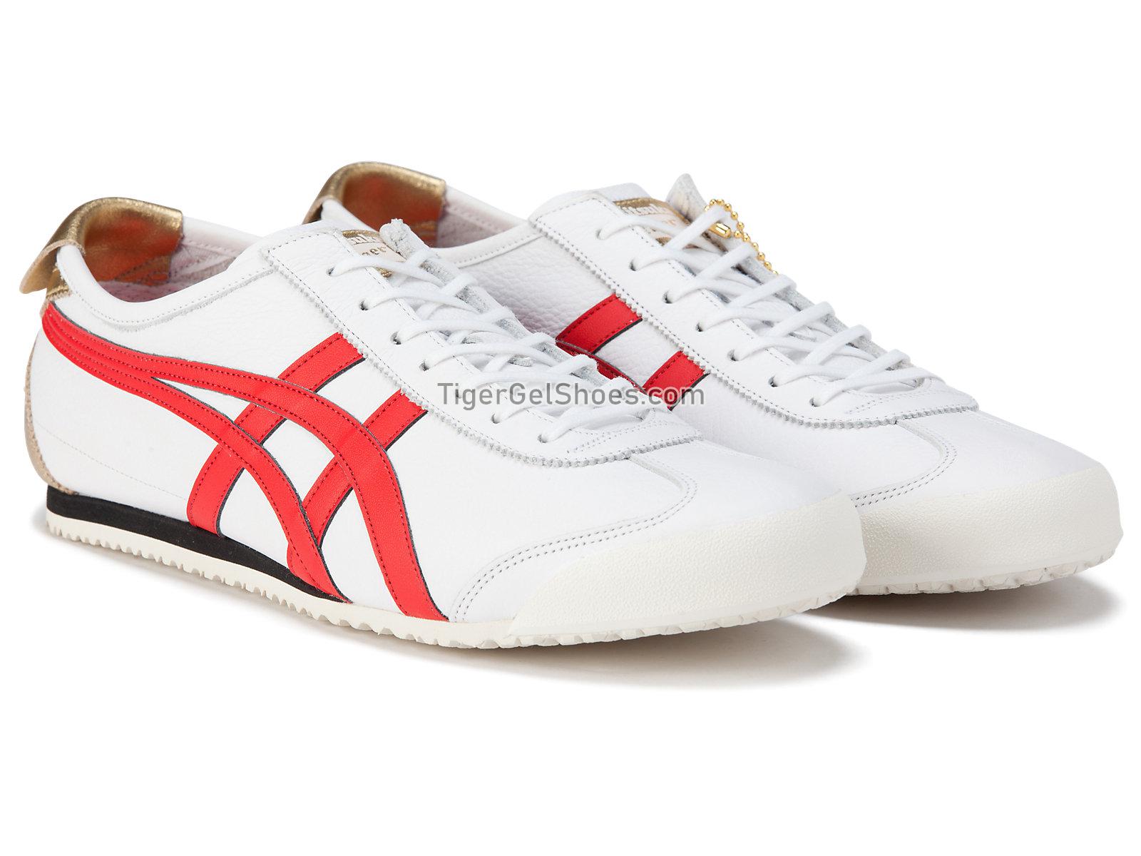 Onitsuka Tiger Mexico 66 White/classic Red 1183b572-100 Mens Womens Shoes