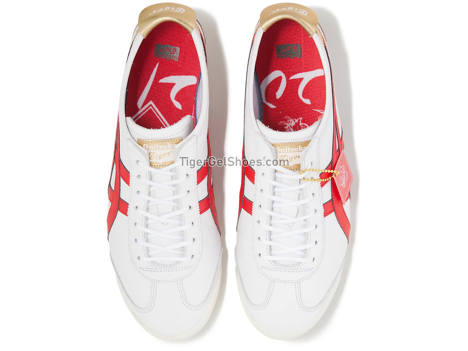 Onitsuka Tiger Mexico 66 White/classic Red 1183b572-100 Mens Womens Shoes