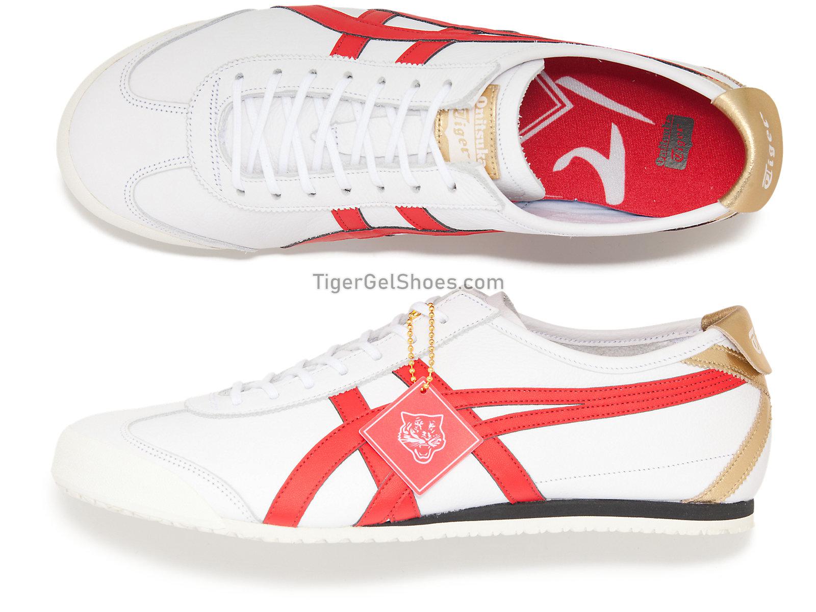 Onitsuka Tiger Mexico 66 White/classic Red 1183b572-100 Mens Womens Shoes