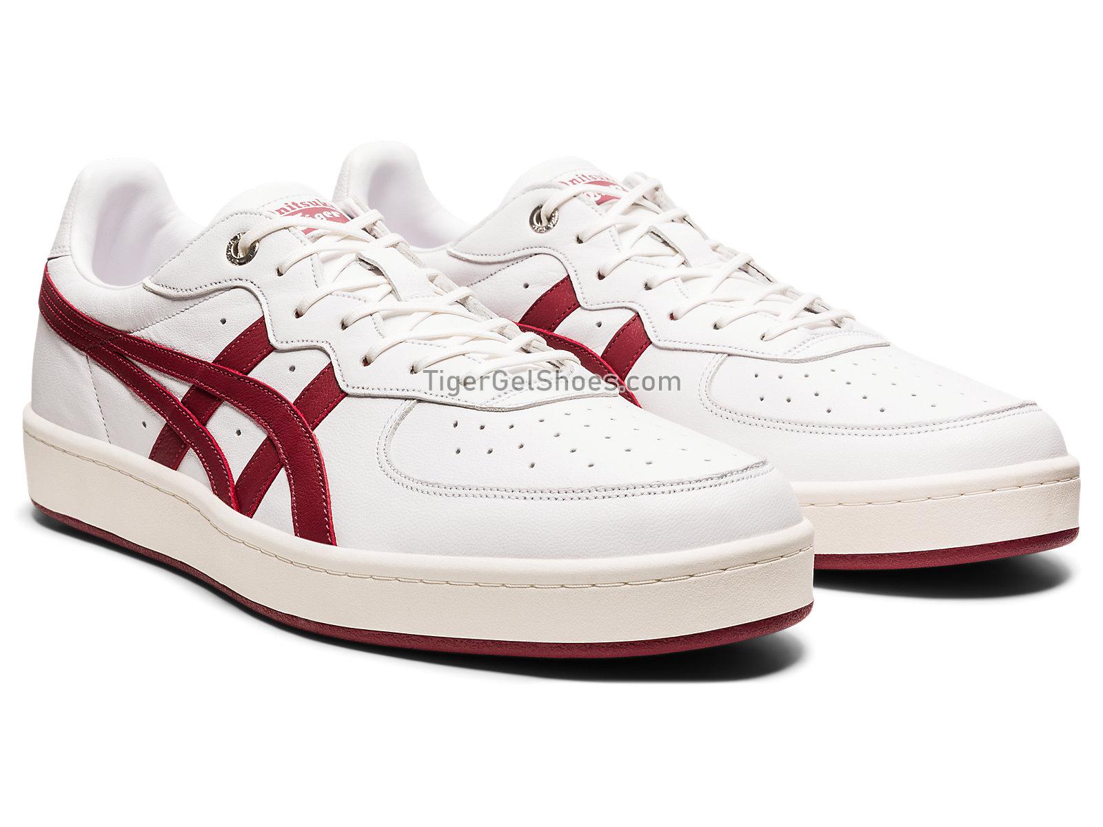 Onitsuka Tiger Gsm Sd White/beet Juice 1183a803-102 Mens Womens Shoes