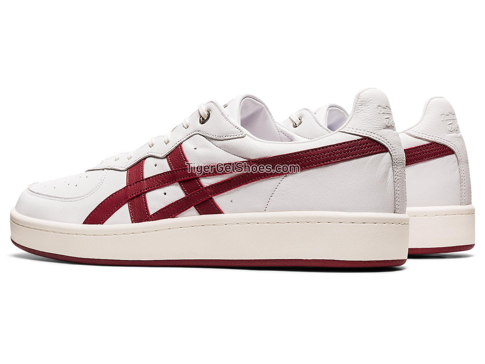 Onitsuka Tiger Gsm Sd White/beet Juice 1183a803-102 Mens Womens Shoes