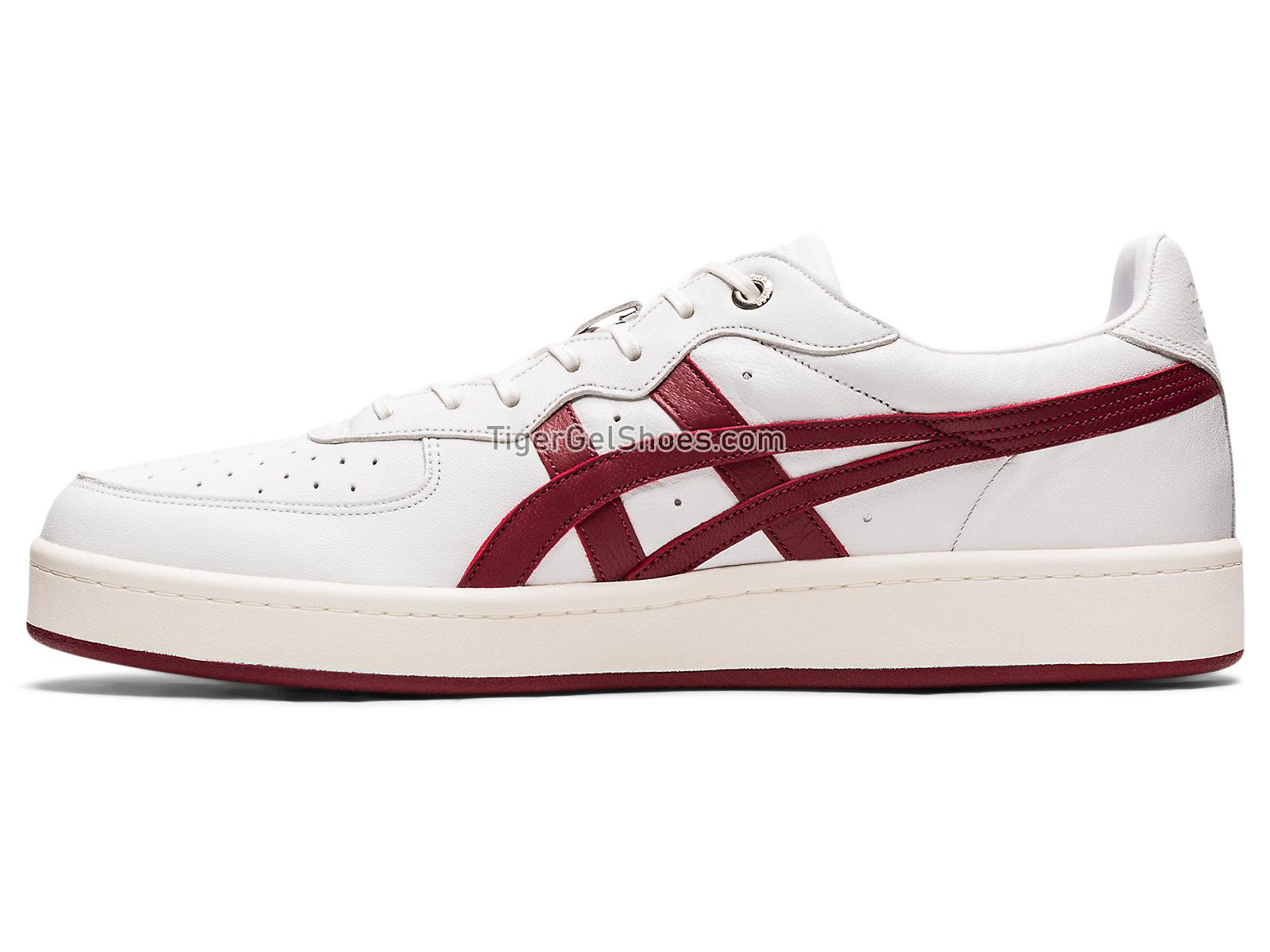Onitsuka Tiger Gsm Sd White/beet Juice 1183a803-102 Mens Womens Shoes