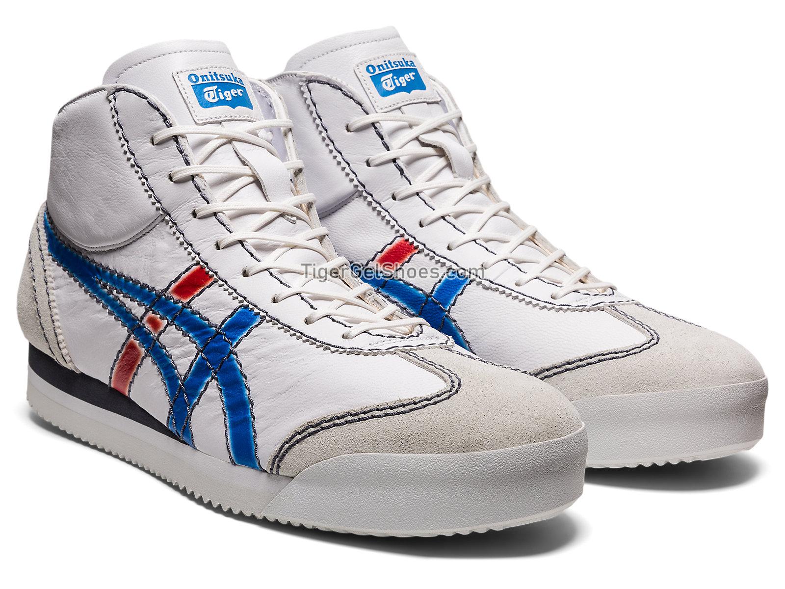 Onitsuka Tiger Mexico 66 Sd Pf Mr White/directoire Blue 1183b530-102 Mens Womens Shoes