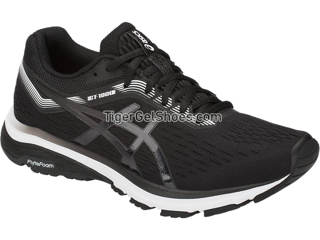Asics GT-1000 7 Black/White 1012A030-001 Womens Running Shoes