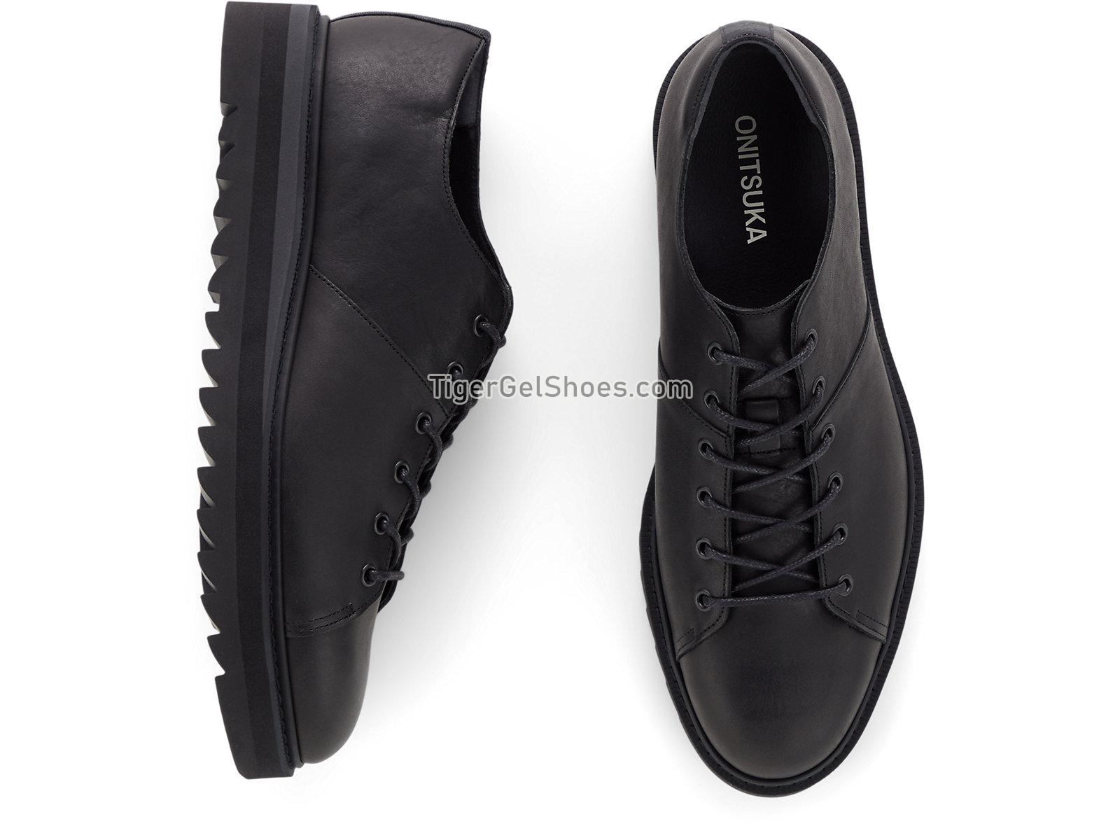 Onitsuka Tiger The Onitsuka Lace-up Lo Black/black 1181a394-004 Mens Womens Shoes