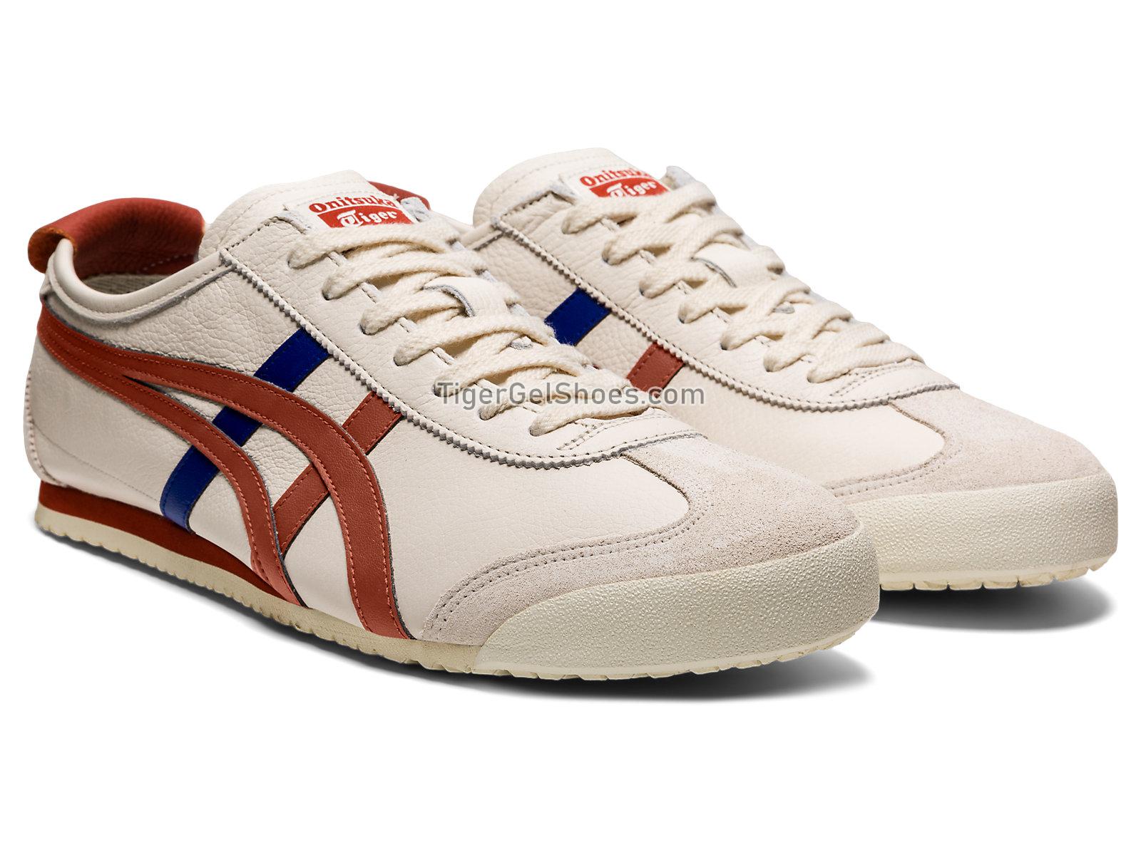 Onitsuka Tiger Mexico 66 Birch/rust Red 1183a201-206 Mens Womens Shoes