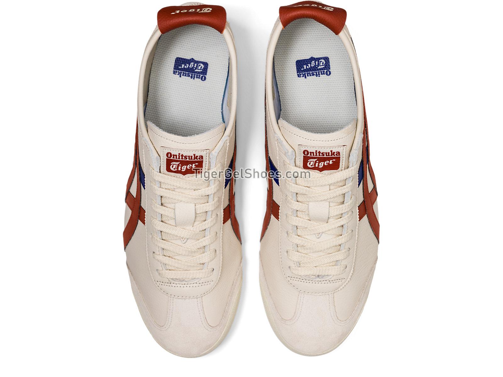 Onitsuka Tiger Mexico 66 Birch/rust Red 1183a201-206 Mens Womens Shoes