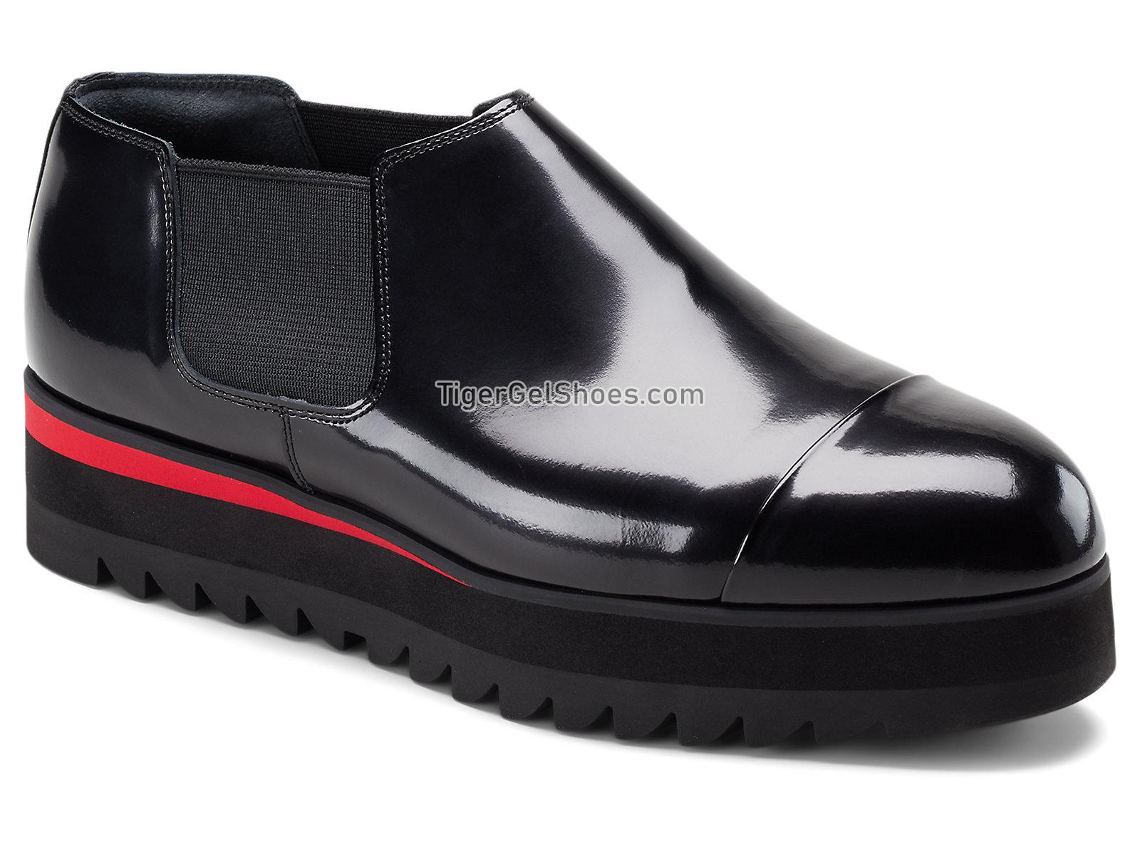 Onitsuka Tiger The Onitsuka Side Gore Boot Lo Black/classic Red 1182a308-004 Womens Shoes