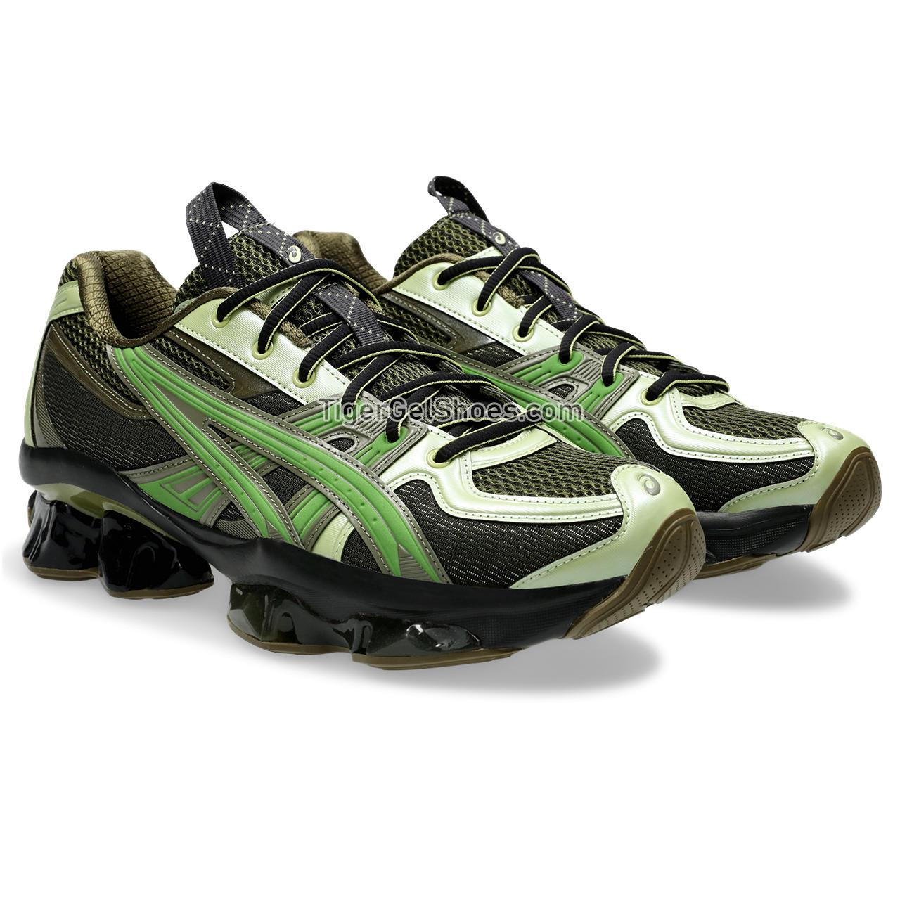 Asics Us5-s Gel-quantum Kinetic Moss/Bamboo 1203A403-300 Mens Womens Shoes