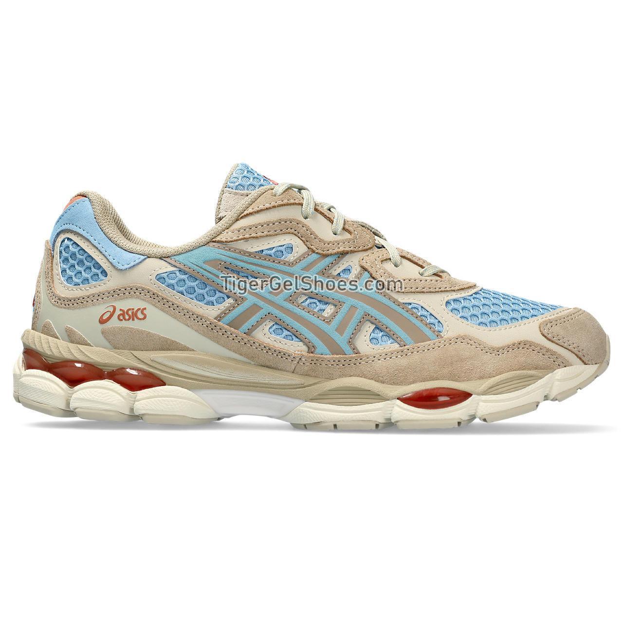 Asics Gel-nyc Harbor Blue/Wood Crepe 1203A372-401 Mens Womens Shoes
