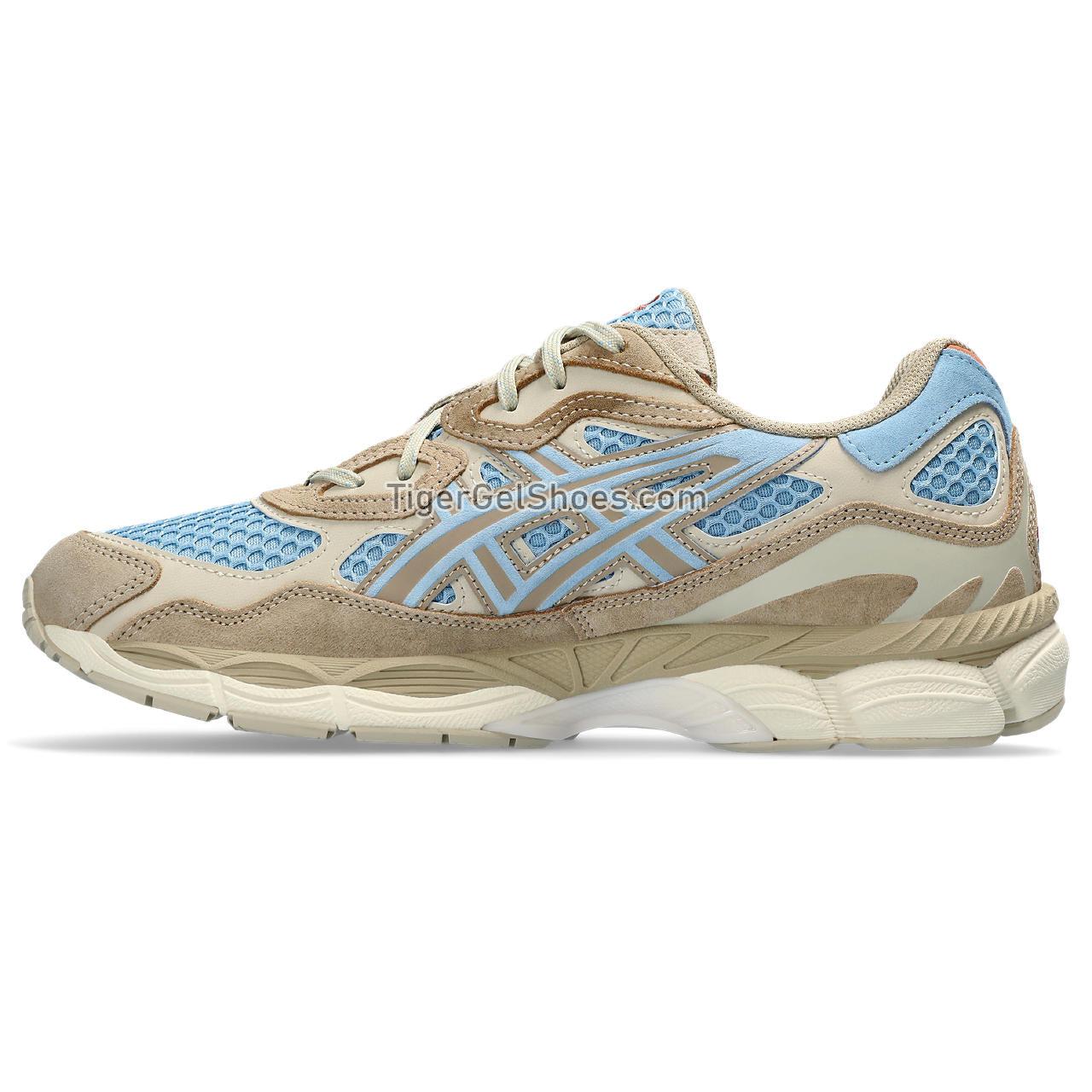 Asics Gel-nyc Harbor Blue/Wood Crepe 1203A372-401 Mens Womens Shoes