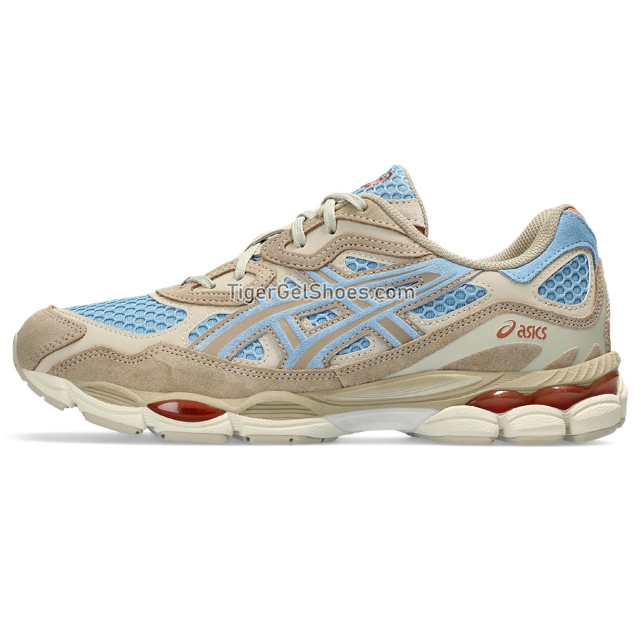 Asics Gel-nyc Harbor Blue/Wood Crepe 1203A372-401 Mens Womens Shoes