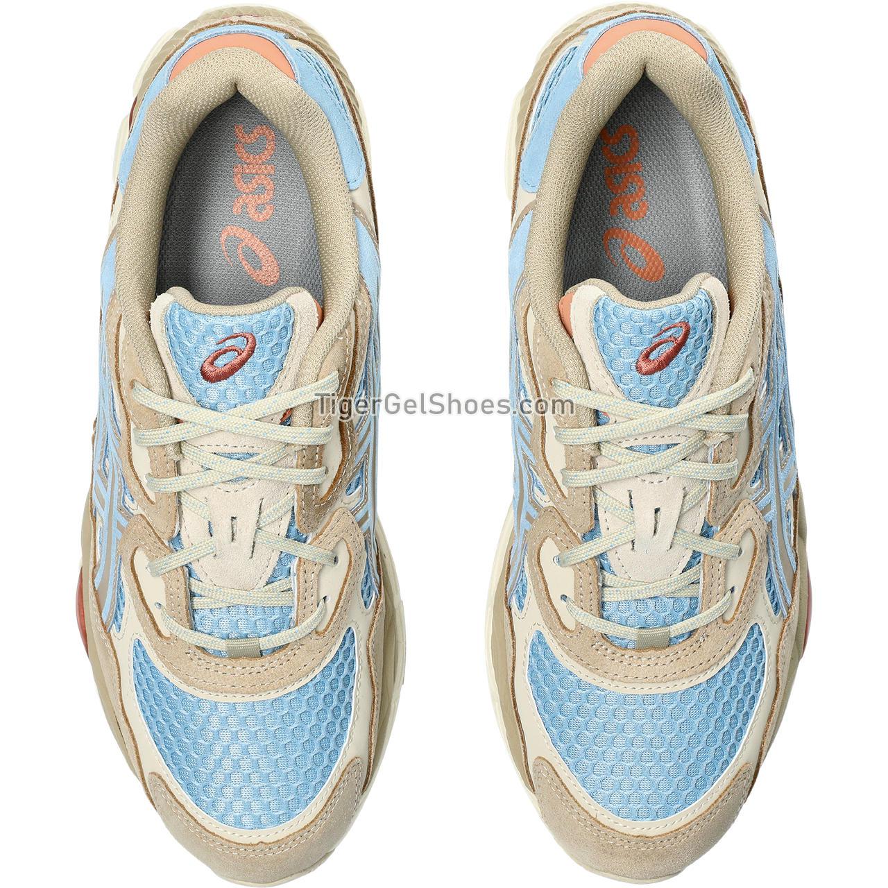 Asics Gel-nyc Harbor Blue/Wood Crepe 1203A372-401 Mens Womens Shoes