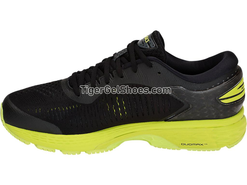 Asics GEL-Kayano 25 Black/Neon Lime 1011A019-001 Mens Running Shoes