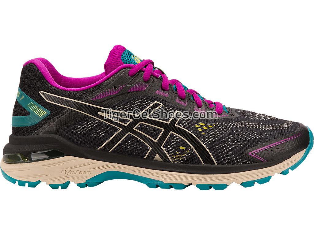 Asics GT-2000 7 Trail Black/Feather Grey 1012A161-001 Womens Trail Running Shoes