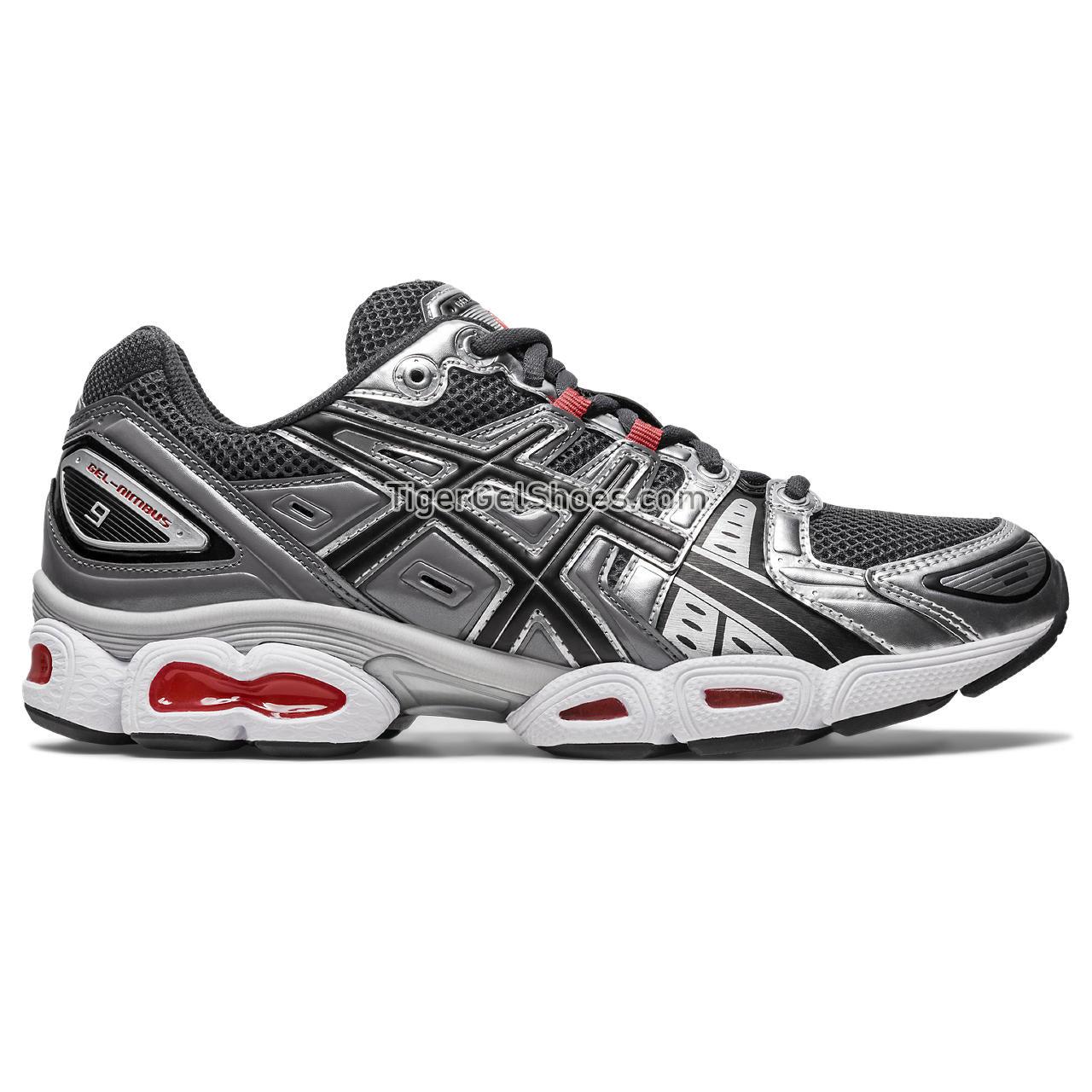 Asics Gel-nimbus 9 Graphite Grey/Pure Silver 1201A424-023 Mens Shoes