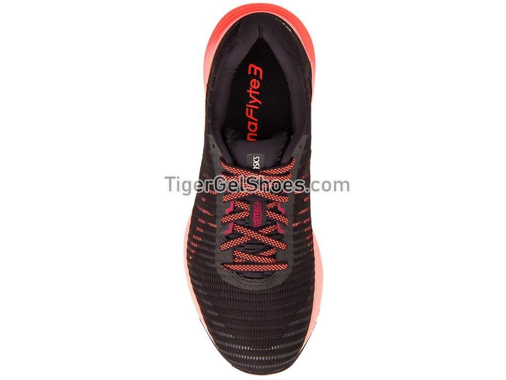 Asics DynaFlyte 3 Black/Red Alert 1012A002-002 Womens Running Shoes