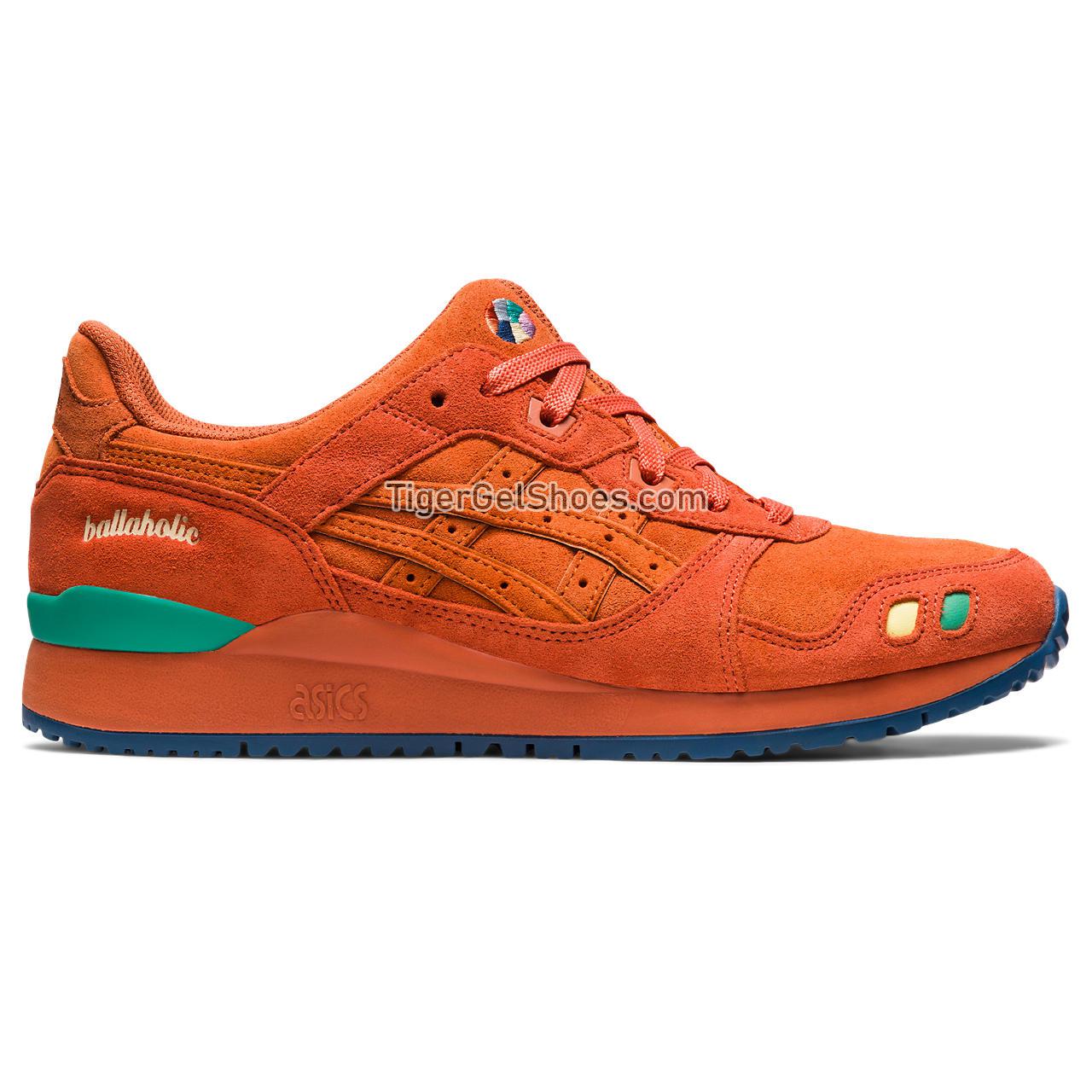 Asics X Ballaholic Gel-lyte Iii Og Harvest Pumpkin/Harvest Pumpkin 1201A941-800 Mens Shoes