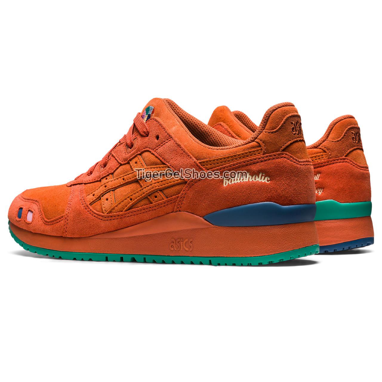 Asics X Ballaholic Gel-lyte Iii Og Harvest Pumpkin/Harvest Pumpkin 1201A941-800 Mens Shoes