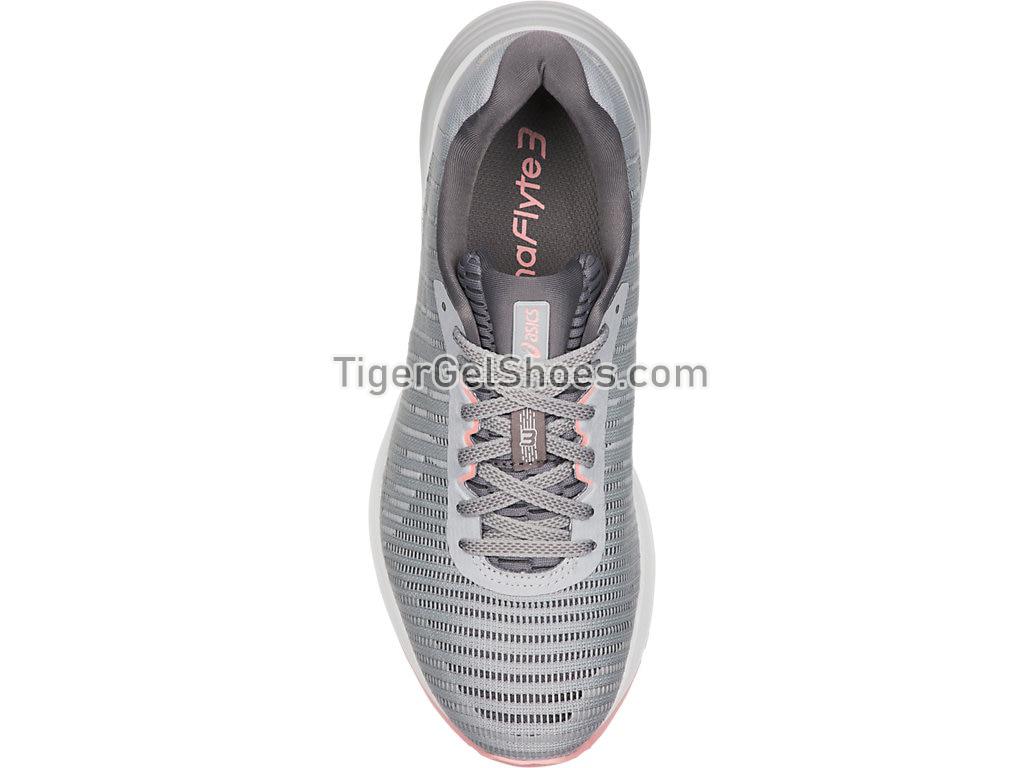 Asics DynaFlyte 3 Carbon/White 1012A002-020 Womens Running Shoes