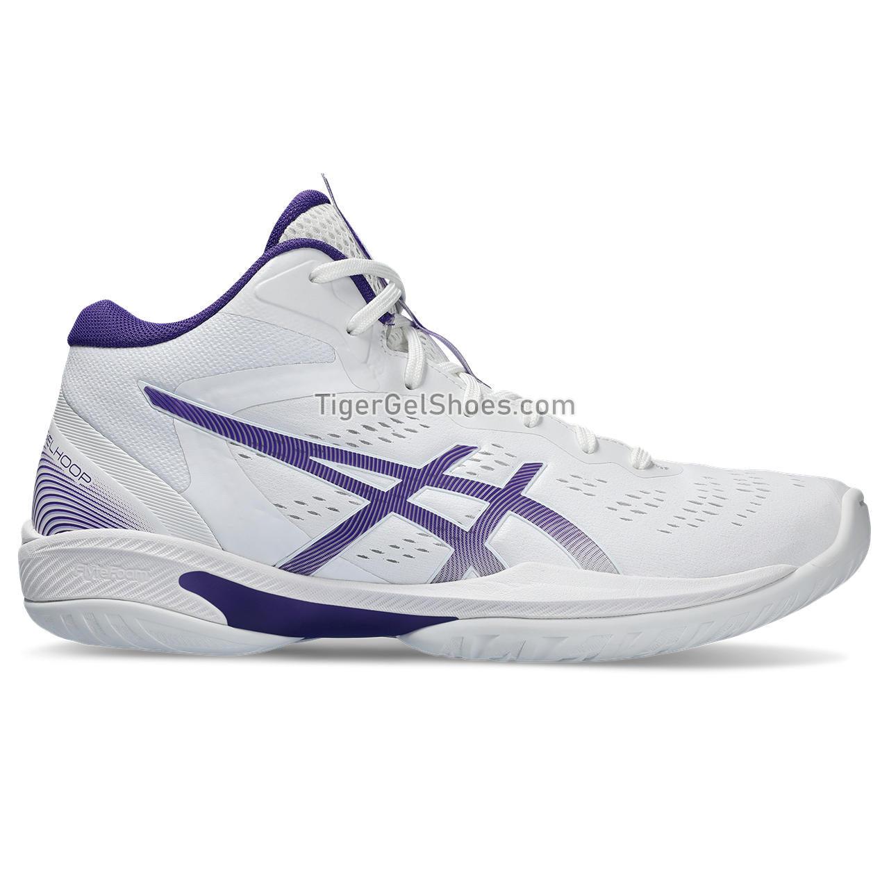 Asics Gelhoop V16 White/Gentry Purple 1063A078-102 Mens Womens Shoes