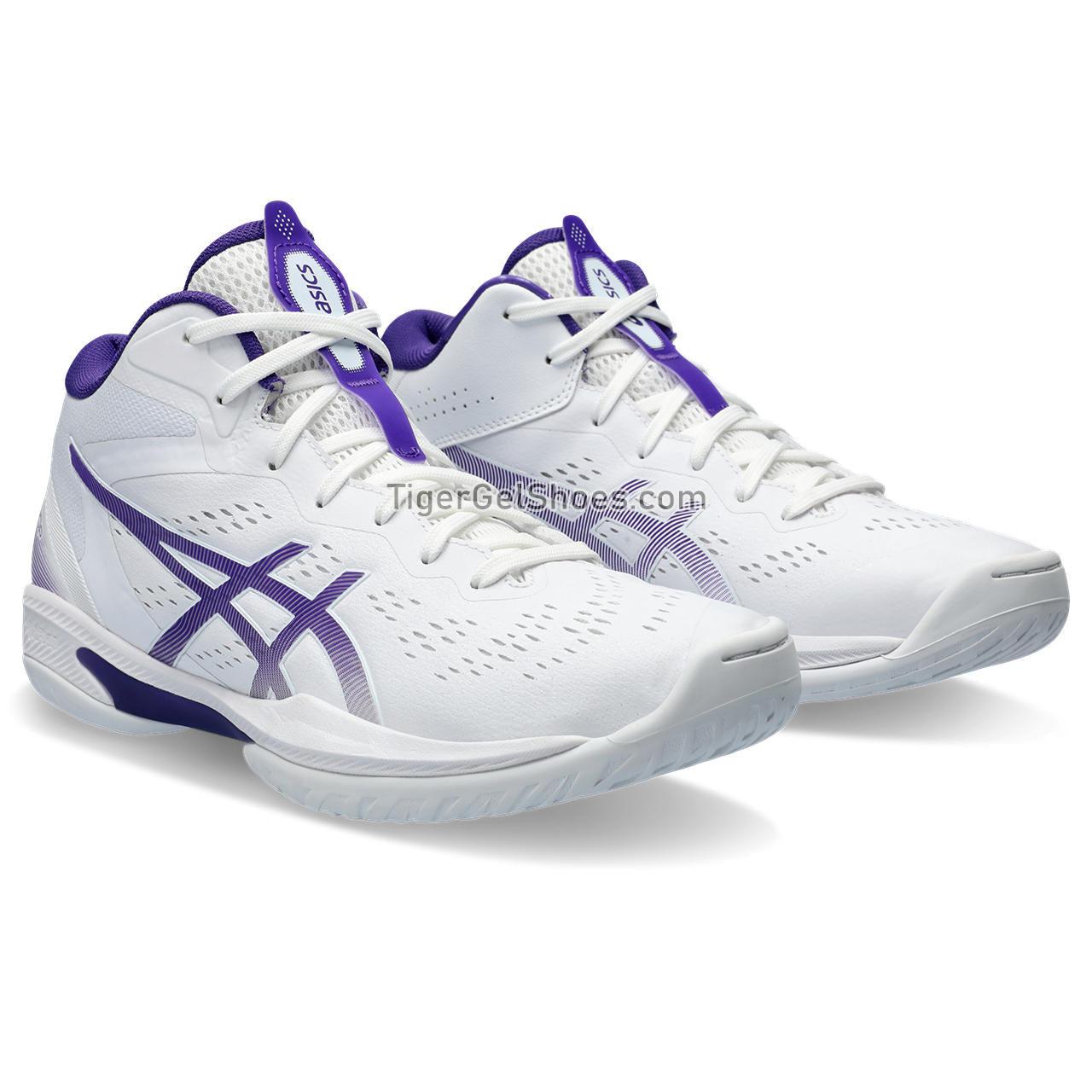 Asics Gelhoop V16 White/Gentry Purple 1063A078-102 Mens Womens Shoes