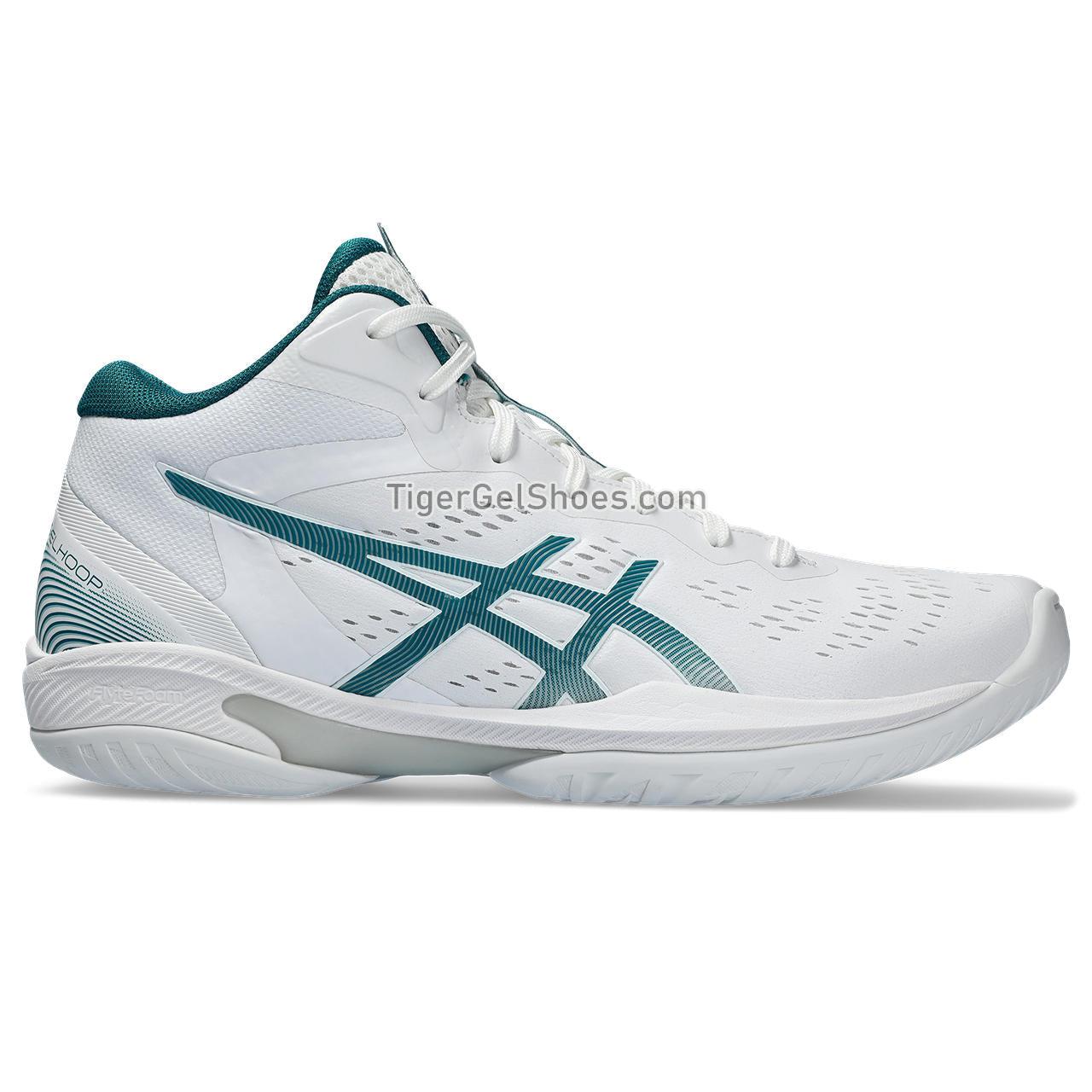 Asics Gelhoop V16 White/Rich Teal 1063A078-101 Mens Womens Shoes