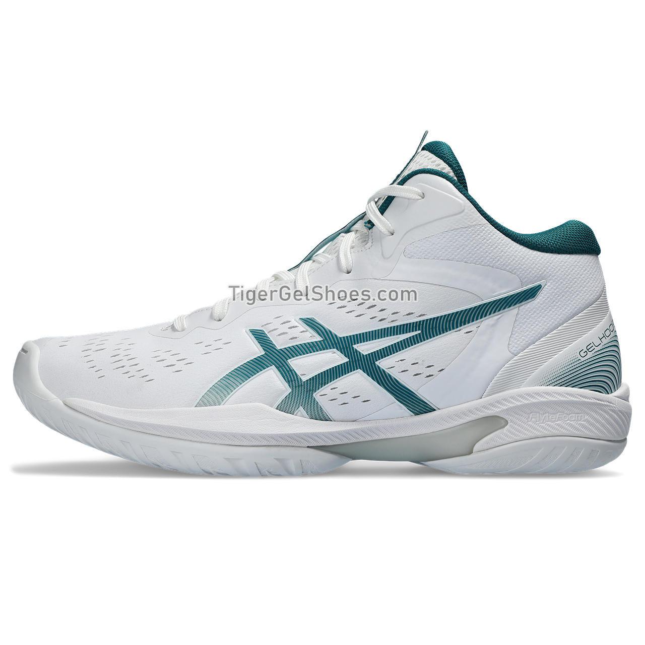 Asics Gelhoop V16 White/Rich Teal 1063A078-101 Mens Womens Shoes