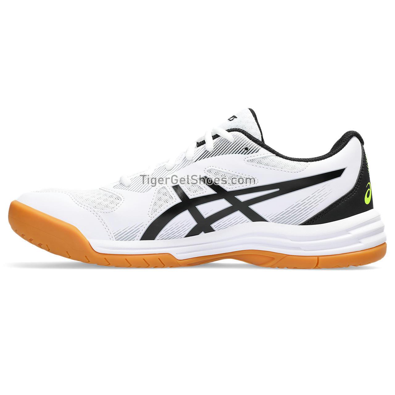 Asics Upcourt 5 White/Safety Yellow 1071A086-103 Mens Shoes