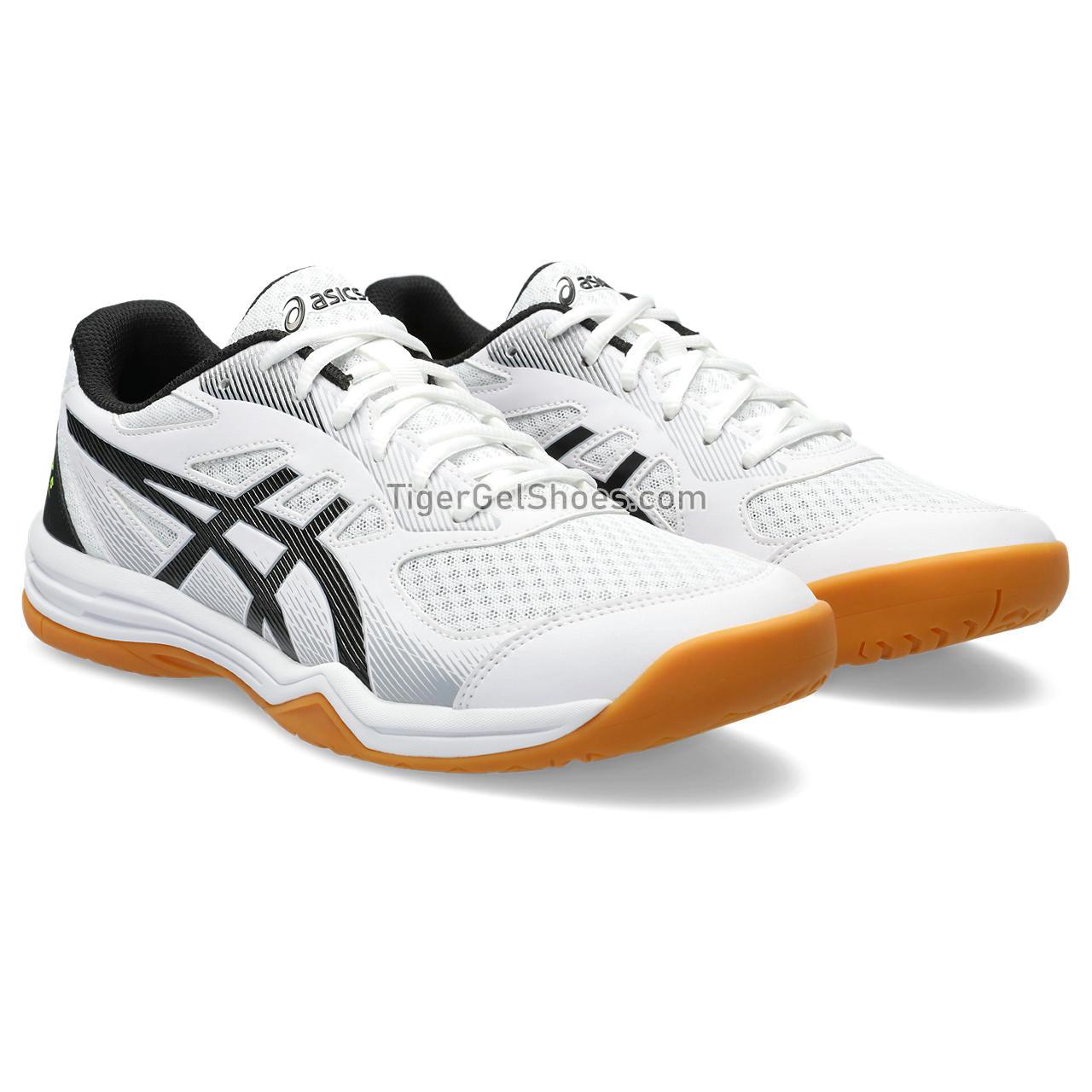 Asics Upcourt 5 White/Safety Yellow 1071A086-103 Mens Shoes