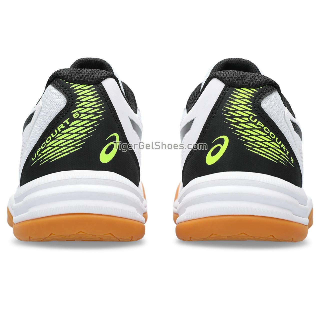 Asics Upcourt 5 White/Safety Yellow 1071A086-103 Mens Shoes
