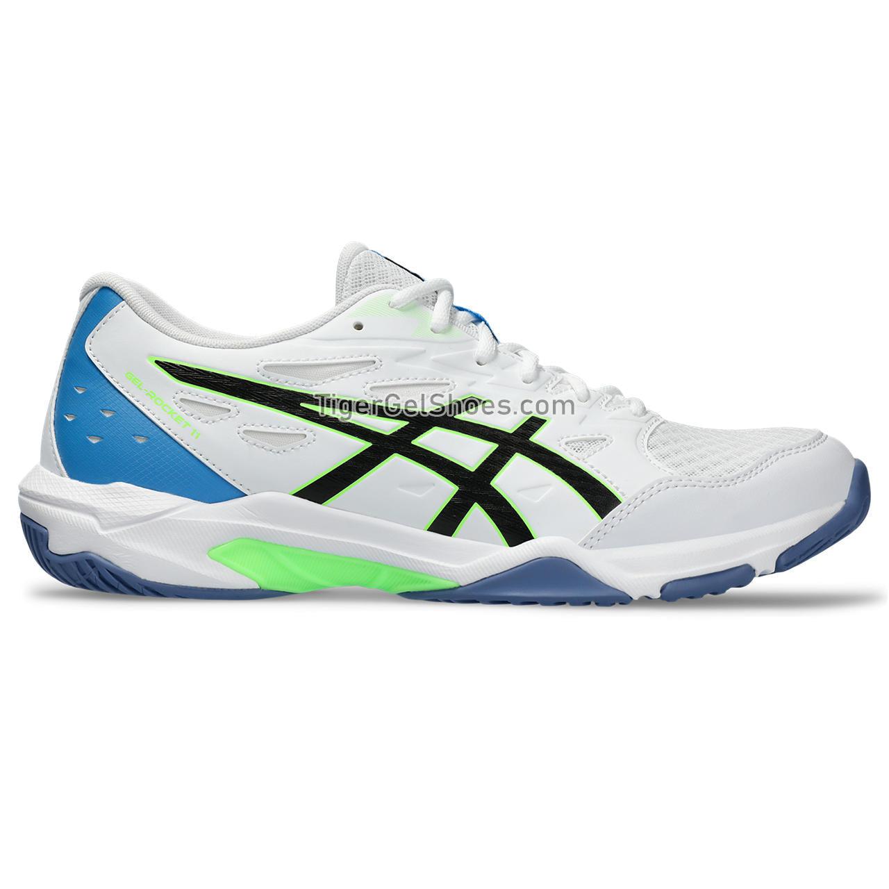 Asics Gel-rocket 11 White/Lime Burst 1071A091-102 Mens Shoes