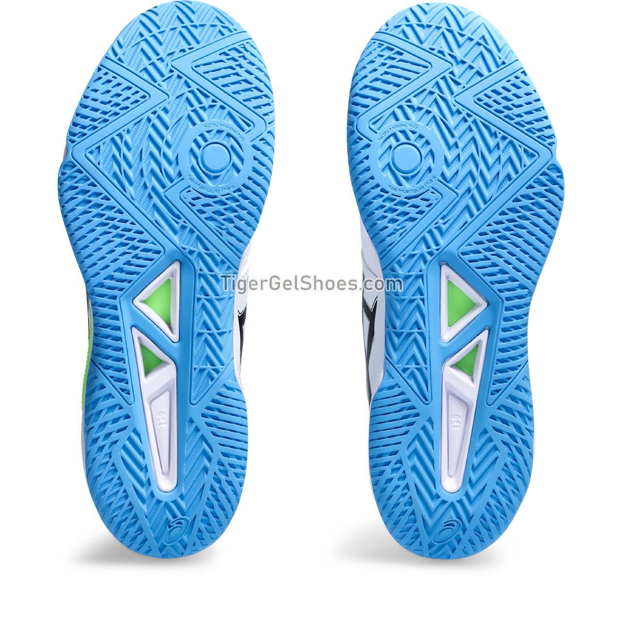 Asics Gel-tactic 12 White/Lime Burst 1073A058-102 Mens Womens Shoes