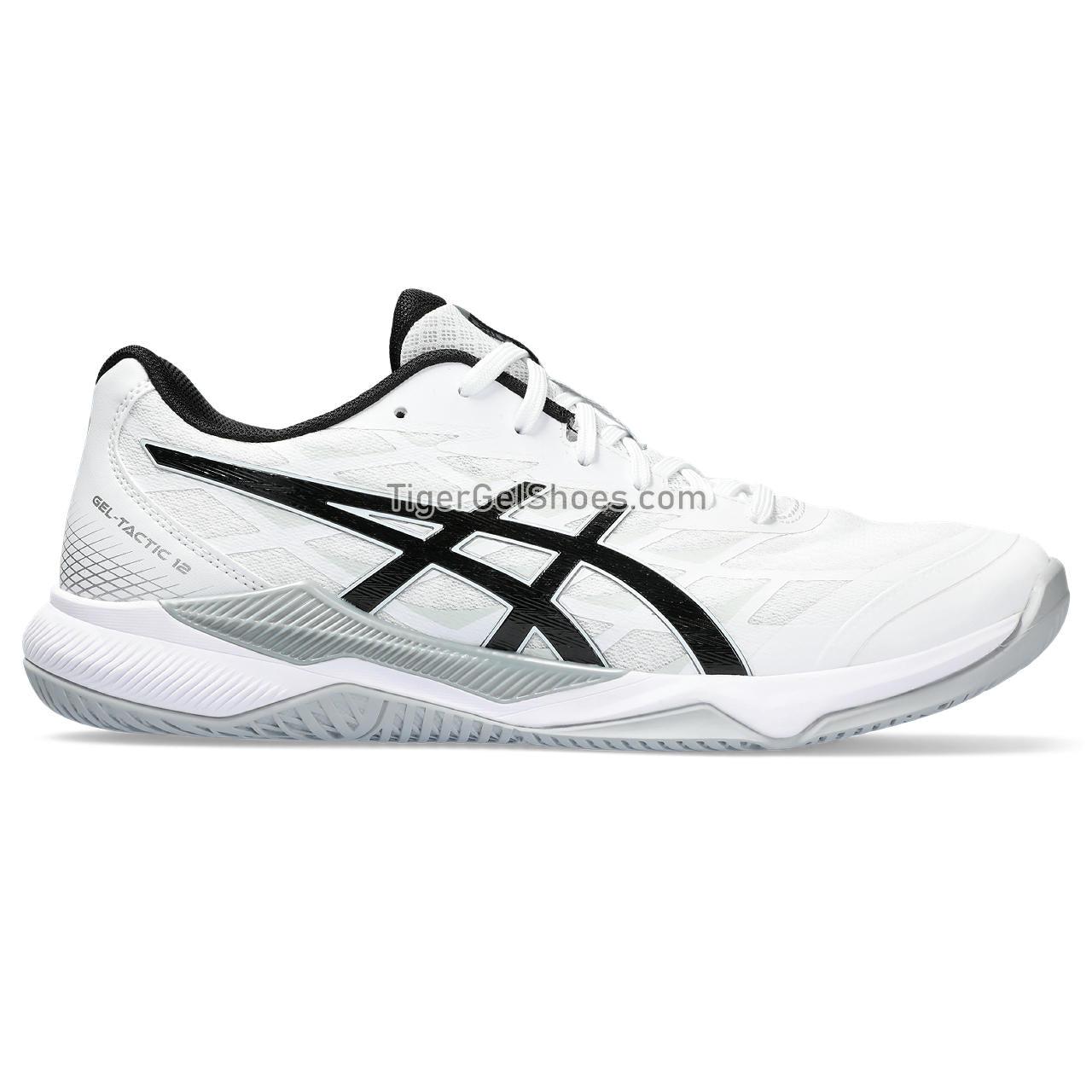 Asics Gel-tactic 12 White/Black 1071A090-100 Mens Shoes